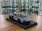 MR Collection Models 1:18 Resin Lamborghini Aventador ULTIMATE Grigio Acheso - detailed collector display model
