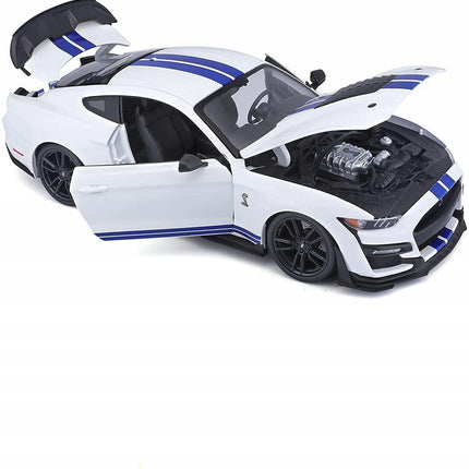 Maisto 2020 Ford Mustang Shelby GT500 1:18 Diecast Model with Custom Plates