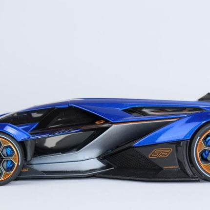 Maisto Lamborghini V12 Vision Gran Turismo 1:18 Diecast Car Model Metal Collector with Custom Plates