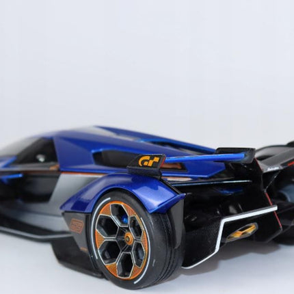 Maisto Lamborghini V12 Vision Gran Turismo 1:18 Diecast Car Model Metal Collector with Custom Plates