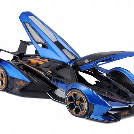 Maisto Lamborghini V12 Vision Gran Turismo 1:18 Diecast Car Model Metal Collector with Custom Plates