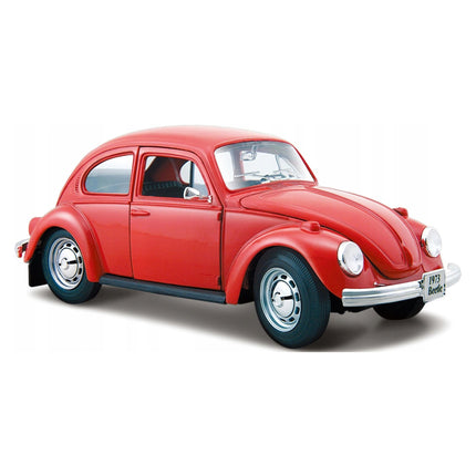 Maisto Volkswagen Beetle Red 1:24 Diecast Model – Classic VW Collector Car