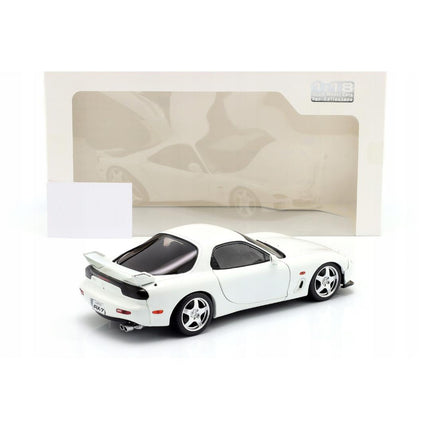 Mazda RX-7 FD3S Type RS 1999 Pure White Solido 1:18 Diecast Model Personalized