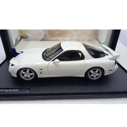 Mazda RX-7 FD3S Type RS 1999 Pure White Solido 1:18 Diecast Model Personalized