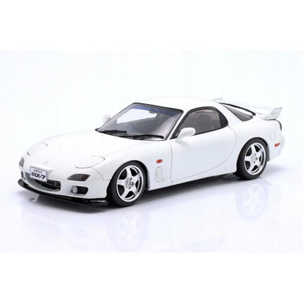Mazda RX-7 FD3S Type RS 1999 Pure White Solido 1:18 Diecast Model Personalized