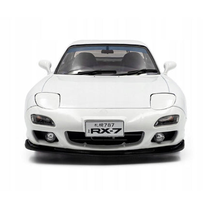 Mazda RX-7 FD3S Type RS 1999 Pure White Solido 1:18 Diecast Model Personalized