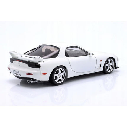 Mazda RX-7 FD3S Type RS 1999 Pure White Solido 1:18 Diecast Model Personalized