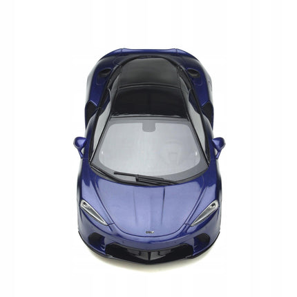 McLaren GT 2019 Namaka Blue 1:18 Resin Diecast Model Car with Custom Plates