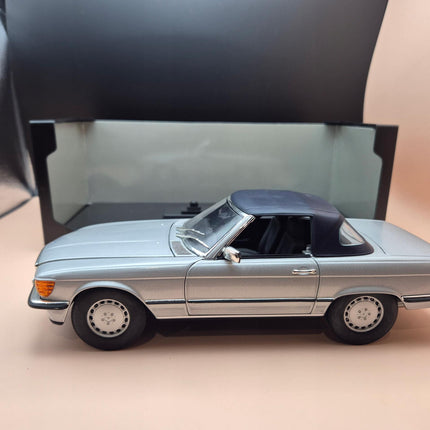 Mercedes-Benz 350 SL Diecast Model Car 1:18 NOREV - Personalized Plates
