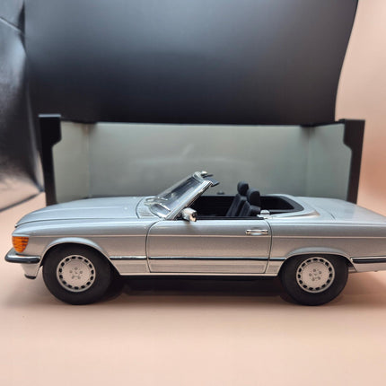 Mercedes-Benz 350 SL Diecast Model Car 1:18 NOREV - Personalized Plates