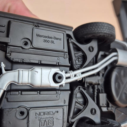 Mercedes-Benz 350 SL Diecast Model Car 1:18 NOREV - Personalized Plates