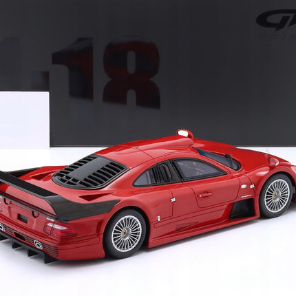 Mercedes-Benz CLK GTR Super Sport 1999 Imperial Red GT Spirit 1:18 Diecast Model GT910 With Custom Number Plates