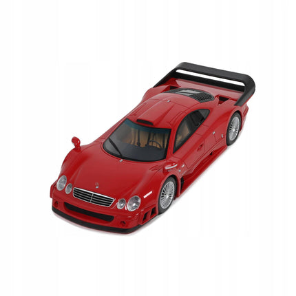 Mercedes-Benz CLK GTR Super Sport 1999 Imperial Red GT Spirit 1:18 Diecast Model GT910 With Custom Number Plates