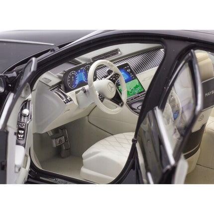 Mercedes-Maybach S 680 4Matic (X223) 2021 Black Norev 1:18 183917 Custom Plates