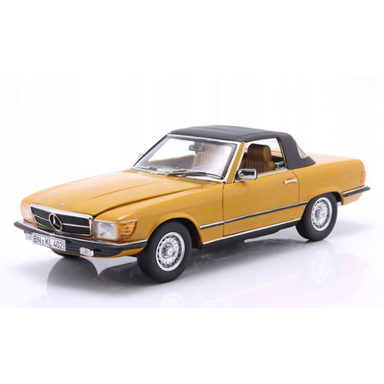 Mercedes 450 SL Diecast Model Car (1:18 Scale) with Custom Plates