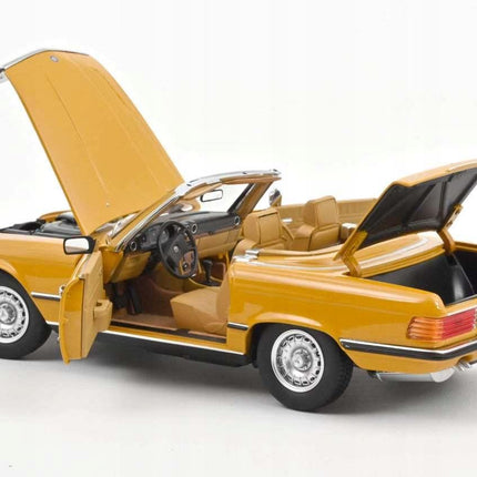 Mercedes 450 SL Diecast Model Car (1:18 Scale) with Custom Plates