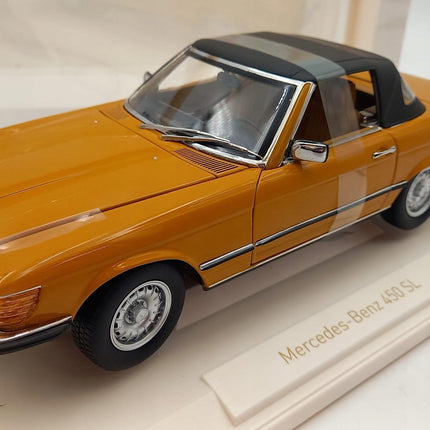 Mercedes 450 SL Diecast Model Car (1:18 Scale) with Custom Plates