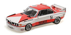 1:18 scale diecast BMW Alpina racing car model, Texaco livery, white and red, number 51.