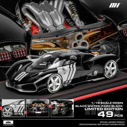 Motorhelix Nilu27 Red 1:18 Resin Model Car - collector display piece