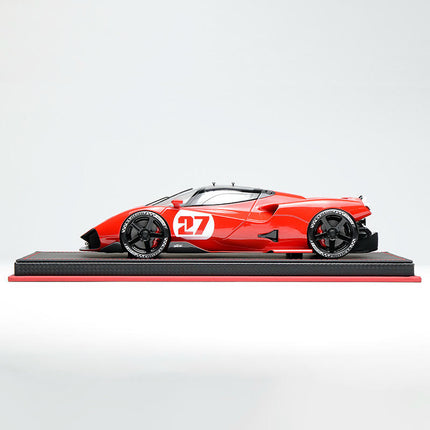 Motorhelix Nilu27 Red 1:18 Resin Model Car - fine detailed model replica