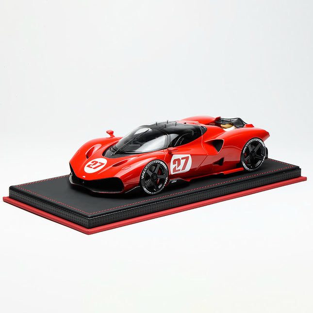 Motorhelix Nilu27 Red 1:18 Resin Model Car - detailed collector display model