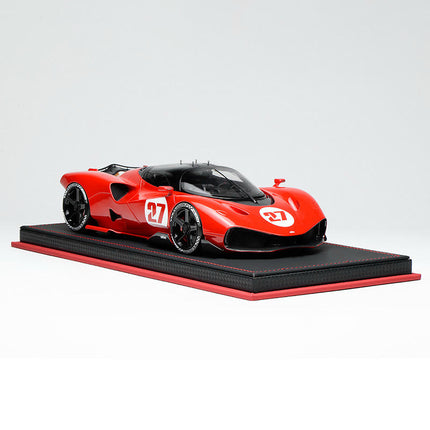 Motorhelix Nilu27 Red 1:18 Resin Model Car - premium collector scale model