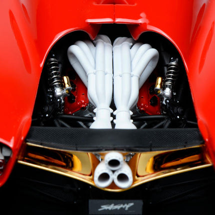 Motorhelix Nilu27 Red 1:18 Resin Model Car - scale replica for enthusiasts