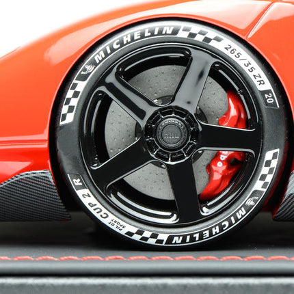 Motorhelix Nilu27 Red 1:18 Resin Model Car - model display piece for collectors
