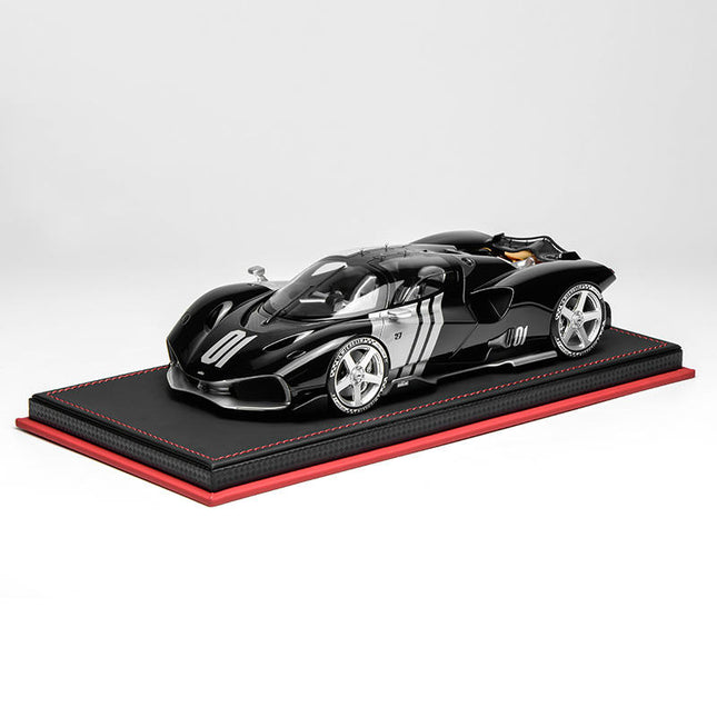 Motorhelix Nilu27 Red 1:18 Resin Model Car - studio product photo of the scale model