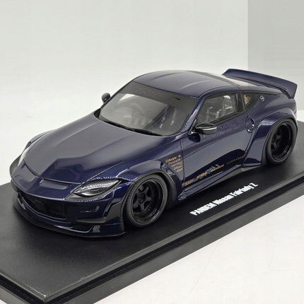 Nissan 400Z 2023 Midnight Blue GT Spirit 1:18 Diecast Model GT494 With Customized