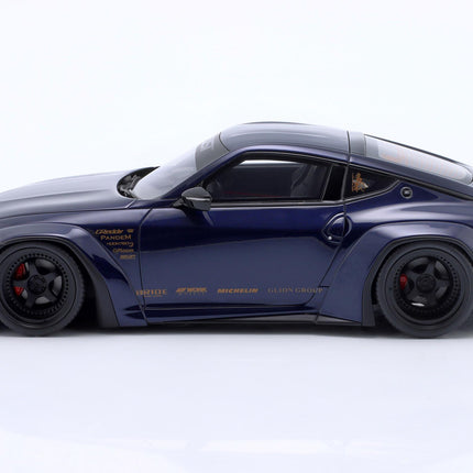 Nissan 400Z 2023 Midnight Blue GT Spirit 1:18 Diecast Model GT494 With Customized