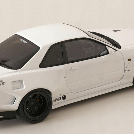 Nissan Skyline GT-R R34 KRC Body Kit 2019 1:18 Resin Model OTTO Mobile Pearl White Limited Edition Collectible