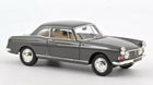 1:18 scale classic grey diecast model car with chrome details and beige interior