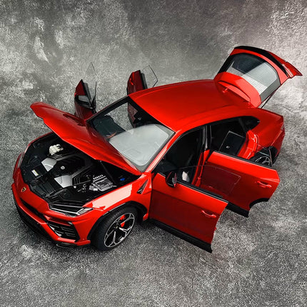 AutoArt Lamborghini Urus Metallic Red 1:18 Diecast Model Car - collector edition scale model