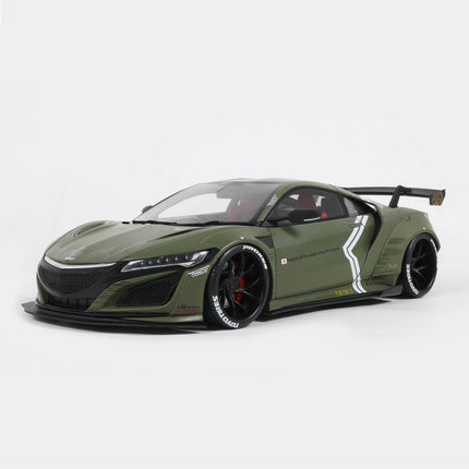 GT Spirit Honda NSX LBWK KAKI 2026 Matte Green 1:18 Resin Model Car - detailed collector display model