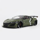 GT Spirit Honda NSX LBWK KAKI 2026 Matte Green 1:18 Resin Model Car - detailed collector display model