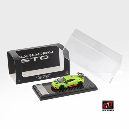 LCD Model Lamborghini Huracan STO Purple 1:64 Diecast Model Car - collectible scale model car
