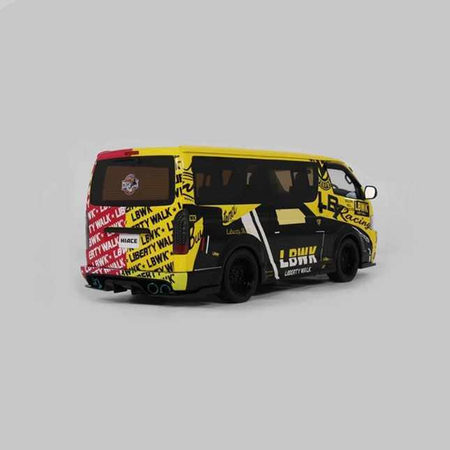 Otto Toyota HiAce LBWK 1:18 Resin Model Car - studio product photo of the scale model