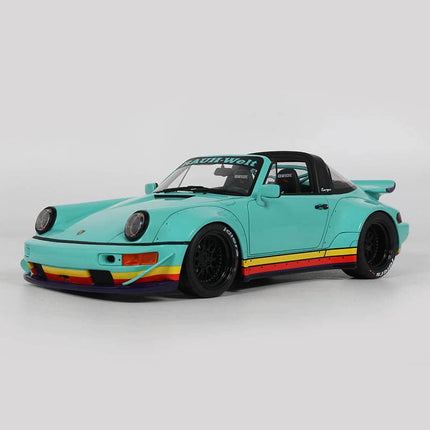 GT Spirit Porsche 964 Targa RWB GUNDAM 2024 1:18 Resin Model Car - detailed collector display model