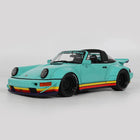 GT Spirit Porsche 964 Targa RWB GUNDAM 2024 1:18 Resin Model Car - detailed collector display model