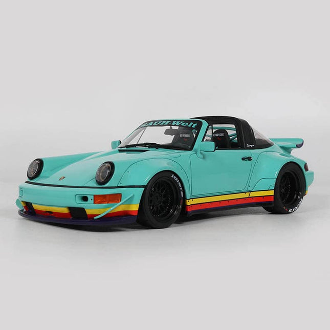 GT Spirit Porsche 964 Targa RWB GUNDAM 2024 1:18 Resin Model Car - detailed collector display model