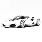 GT Spirit NILU 27 White 1:18 Resin Model Car - detailed collector display model