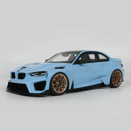 GT Spirit BMW M2 Khyzyl Saleem Blue 2025 1:18 Resin Model Car - detailed collector display model