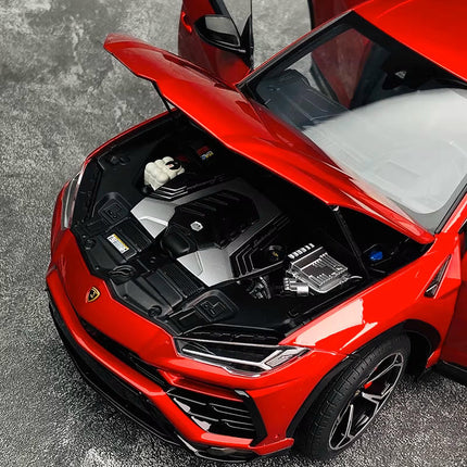 AutoArt Lamborghini Urus Metallic Red 1:18 Diecast Model Car - showroom-quality model replica