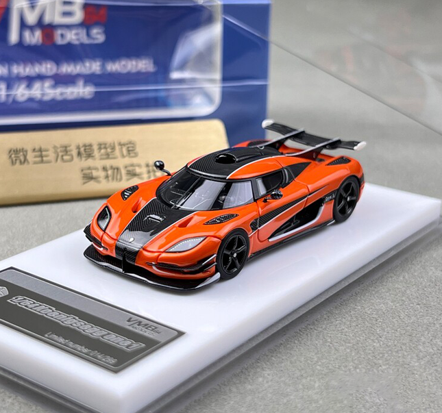 VMB Koenigsegg Agera One:1 1:64 Resin Model Car - detailed collector display model