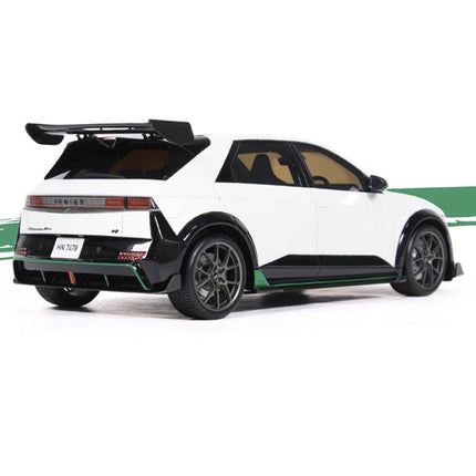 Otto 2025 Hyundai IONIQ 5 N DK Edition White 1:18 Resin Model Car - collectible scale model car