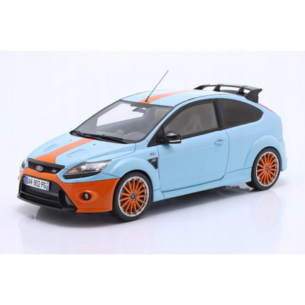 OTTO Ford Focus Mk2 RS LeMans Tribute 2010 Gulf Blue Orange 1:18 Limited Edition Resin Model OT1011