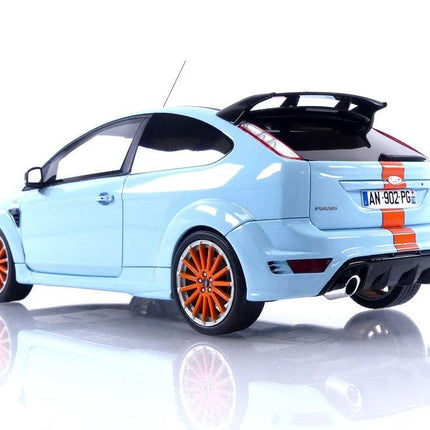 OTTO Ford Focus Mk2 RS LeMans Tribute 2010 Gulf Blue Orange 1:18 Limited Edition Resin Model OT1011