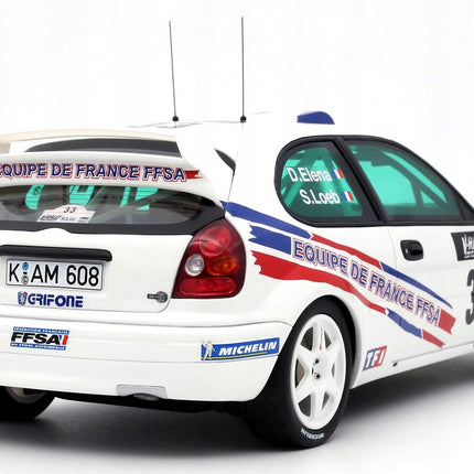 OTTO Toyota Corolla WRC #33 S.Loeb Tour de Corse 2000 1:18 Resin Limited Custom Plates