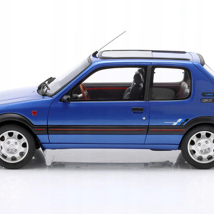 Peugeot 205 GTI Le Mans 1991 Miami Blue Resin Model (1:18) - Custom Plates
